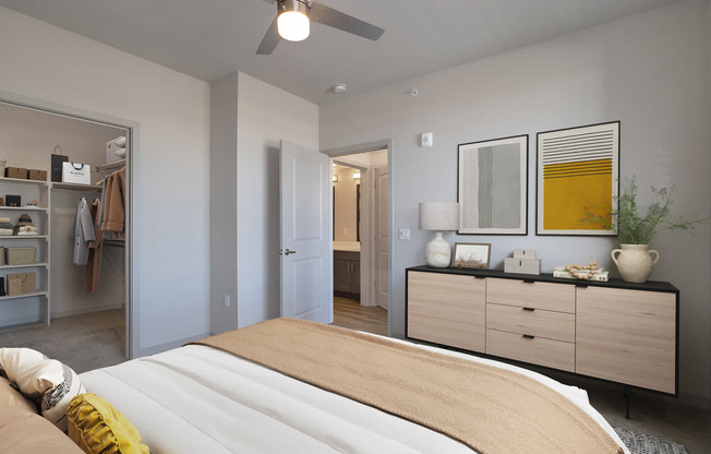 Carpeted Bedroom