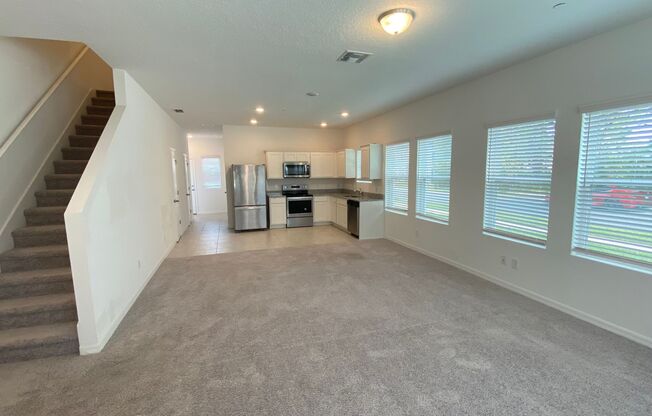 3 Bedroom, 2.5 Bath End Unit Townhome in Bay Lake Preserve with One Car Garage!