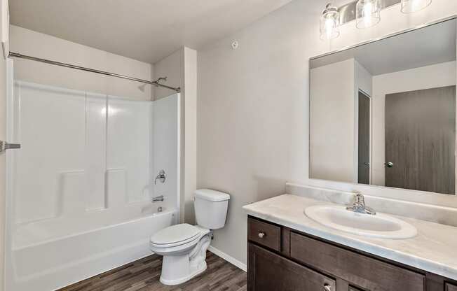 bathroom with large vanity