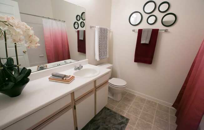 Luxurious Bathroom at Center Point Apartments, Indiana