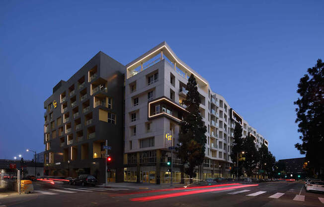 View of the building from ground at G12, Los Angeles, CA
