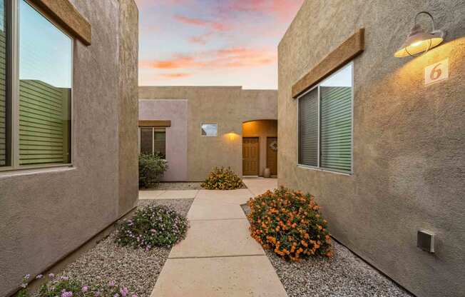 Community Walking Path at Avilla Preserve Apartment Homes in Tucson Arizona
