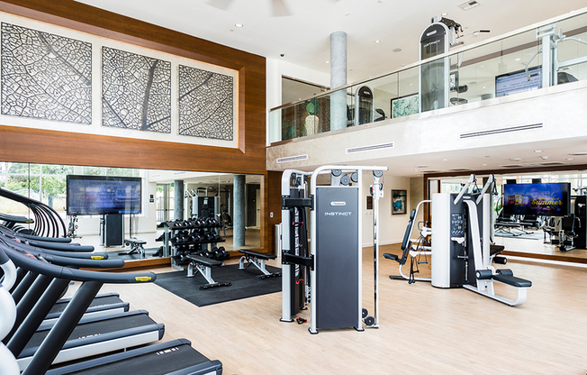 Multi-level 24-hour fitness center