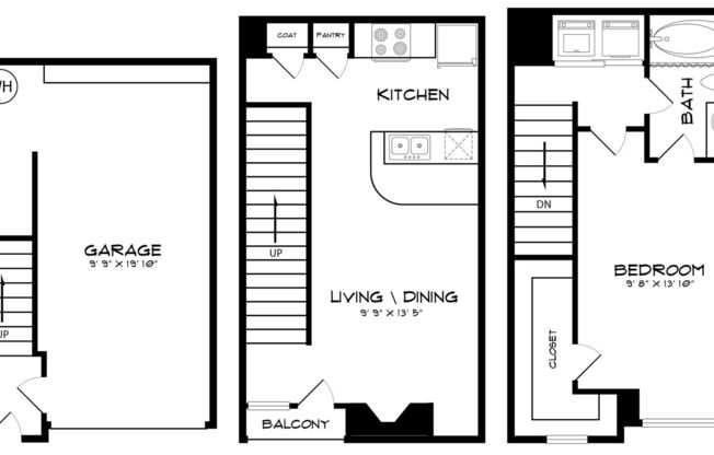 1 bed, 1 bath, 701 sqft, $1,429