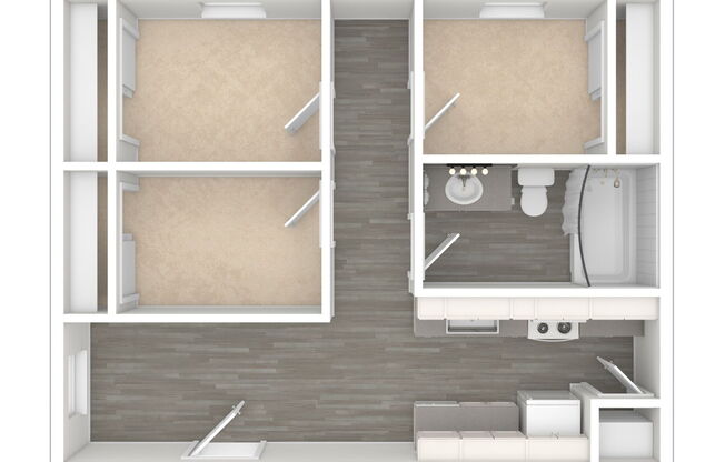 3 beds, 2 baths, 1,089 sqft, $1,780