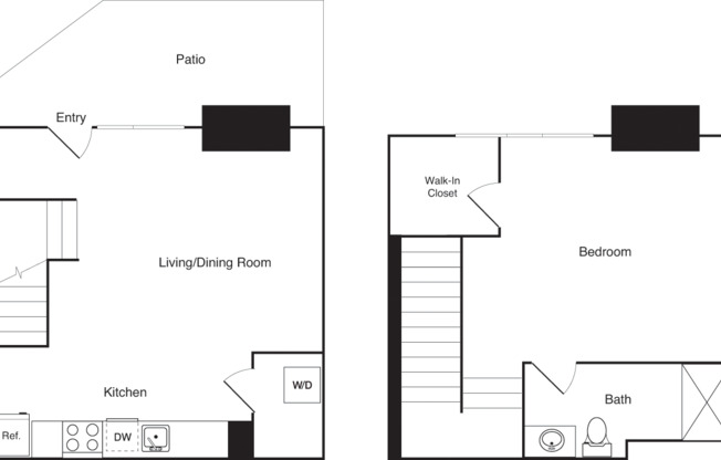 1 bed, 1 bath, 635 sqft, $1,810, Unit 114