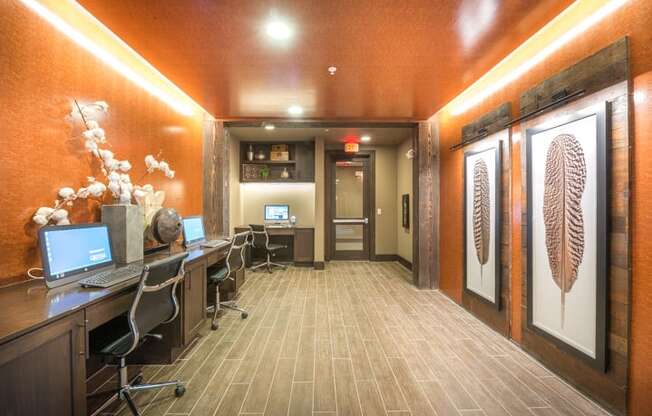 Business Center With High Speed Internet at Aviator West 7th, Fort Worth, 76107