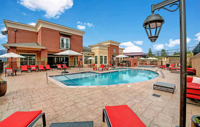 Elements at Briargate Pool Deck Apartments in Colorado Springs, CO