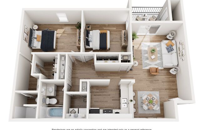 2 beds, 2 baths, 1,100 sqft, $1,099, Unit C29