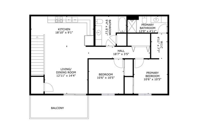2 beds, 2 baths, 1,004 sqft, $1,545, Unit 1333-02