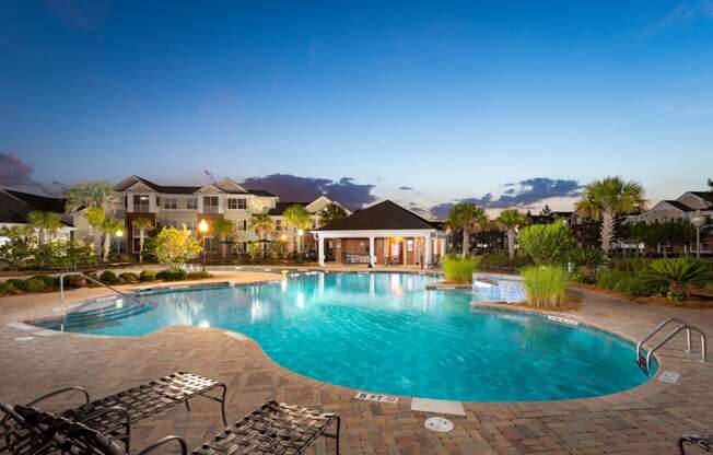 Top pool view at Abberly Chase Apartment Homes, Ridgeland, South Carolina