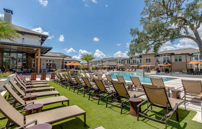 Poolside Relaxing Chairs at The Loree, Florida