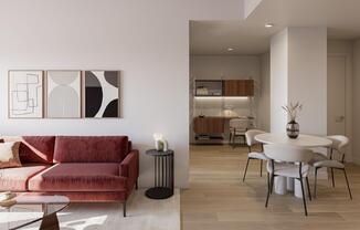 2 beds, 2 baths, $5,950, Unit 1702