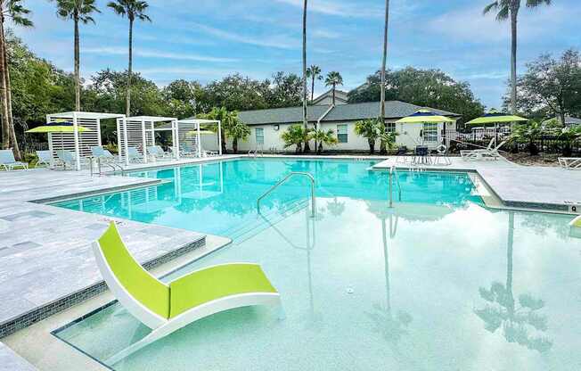 Pool with sundeck and WiFi