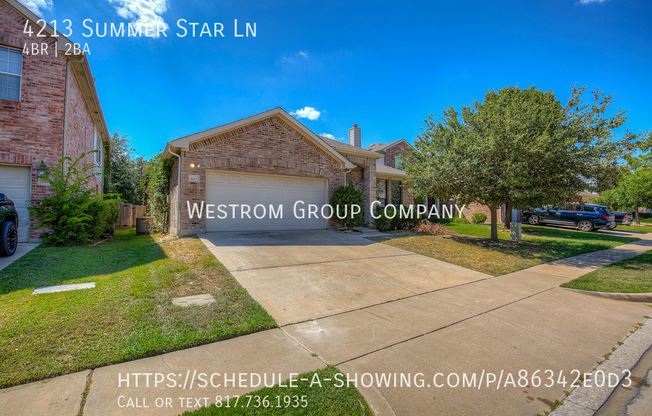 4 beds, 2 baths, 2,098 sqft, $2,295