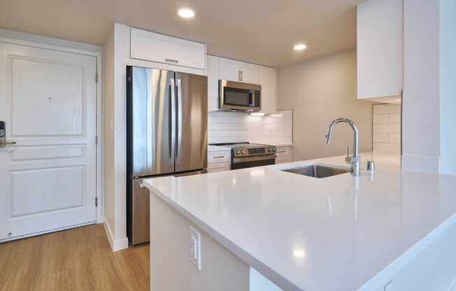 Kitchen with Stainless Steel Appliances