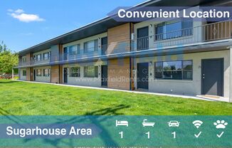 Pet Friendly - Sugarhouse 1 Bedroom Main Floor Apartment Unit 2