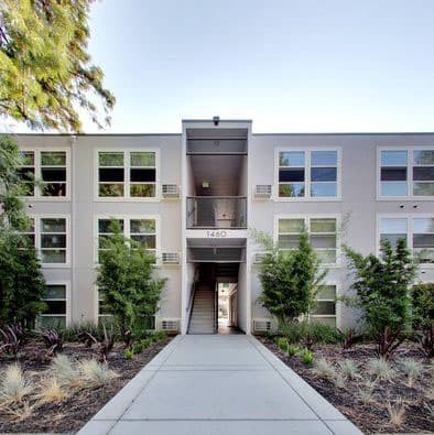 The Post Apartments community exterior at THE POST Apartments, PLEASANT HILL , CA 94523