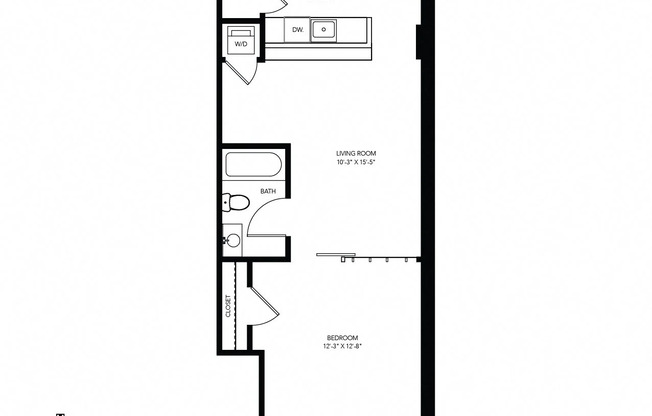 1 bed, 1 bath, 789 sqft, $1,207