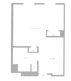 Studio, 1 bath, 615 sqft, $2,275