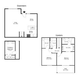 2 beds, 2 baths, 1,125 sqft, $2,150