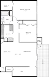 2 beds, 1 bath, 925 sqft, $1,575