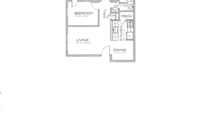 2 beds, 1 bath, 735 sqft, $1,425, Unit 1224M