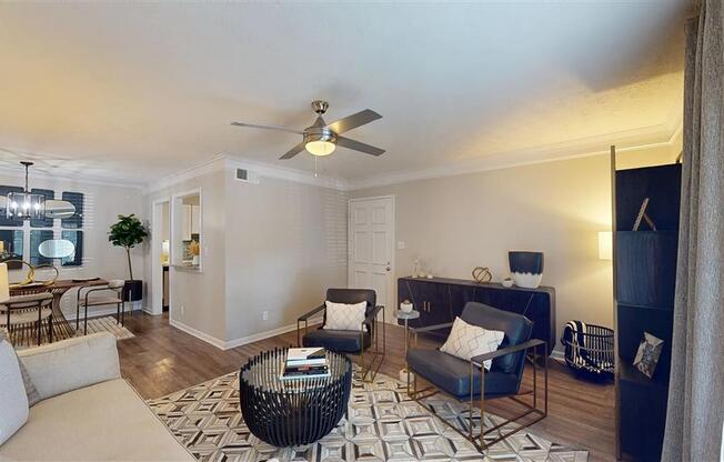Large Living Room at Vinings RiverVue, Atlanta