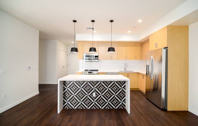 Clean and Bright Kitchen at RendezVous Urban Flats in Tucson Arizona
