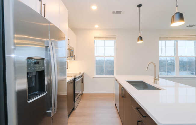 Kitchen with Stainless Steel Appliances