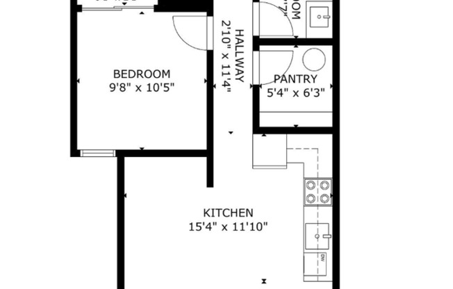 2 beds, 1 bath, 820 sqft, $1,195