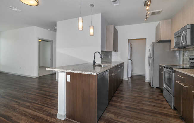 Kitchen with Stainless Steel Appliances