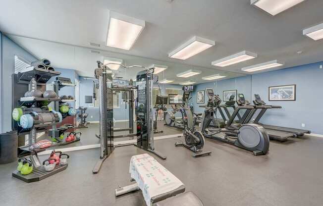 the gym at the preserve at green valley apartments co