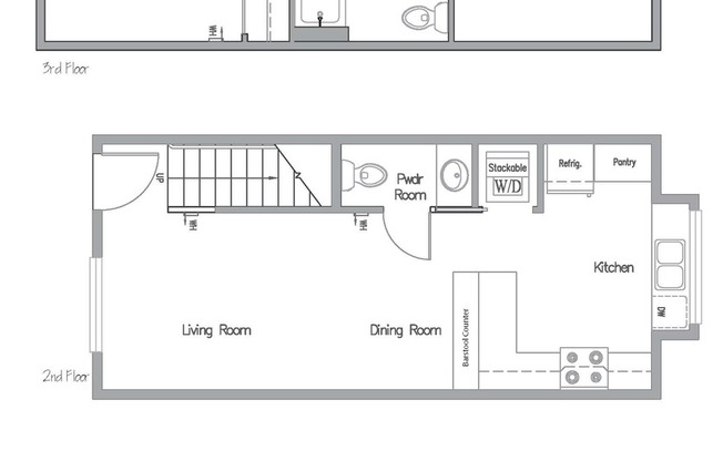 2 beds, 1.5 baths, 879 sqft, $1,890, Unit 33