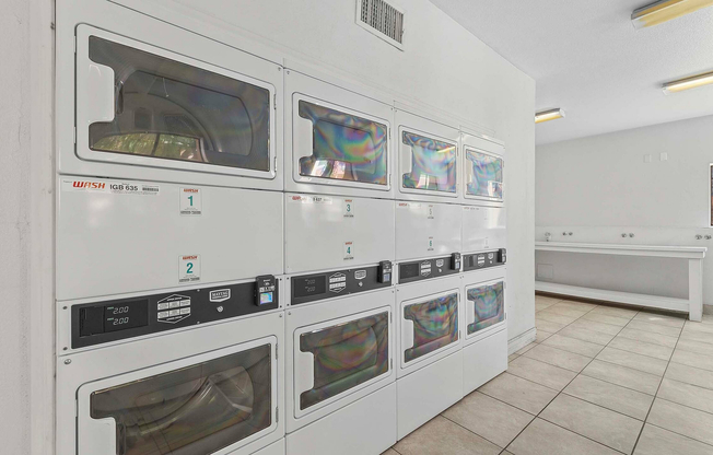 Enjoy the convenience of our state-of-the-art laundry facility, designed for easy and efficient use.