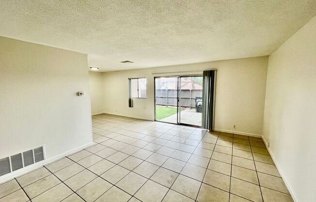 Spacious 2bd/2 bath with private patio in the heart of Paradise Hills.  2 carport spaces
