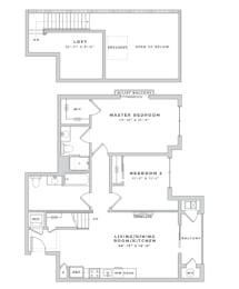 2 beds, 2 baths, 1,156 sqft, $3,505