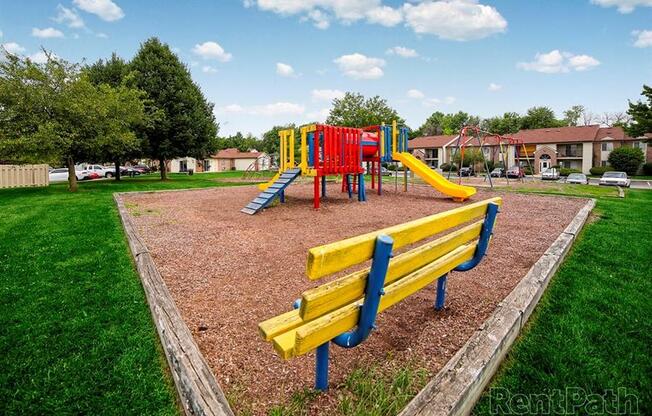 Secured Play Area at Creekside Square Apartments, Indiana, 46254