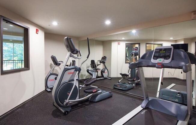 Cardio Machines In Gym at Metropolitan Collection Apartments, Renton, WA