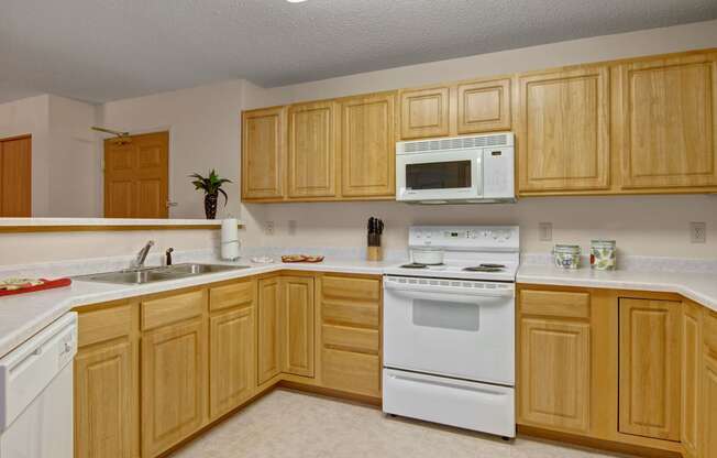 Heritage Park Kitchen with a Full Appliance Package