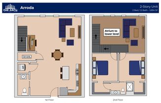 2 beds, 2 baths, 1,694 sqft, $2,100, Unit 308