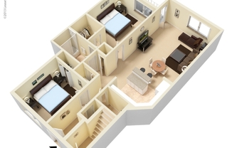 2 beds, 1 bath, 1,100 sqft, $1,599