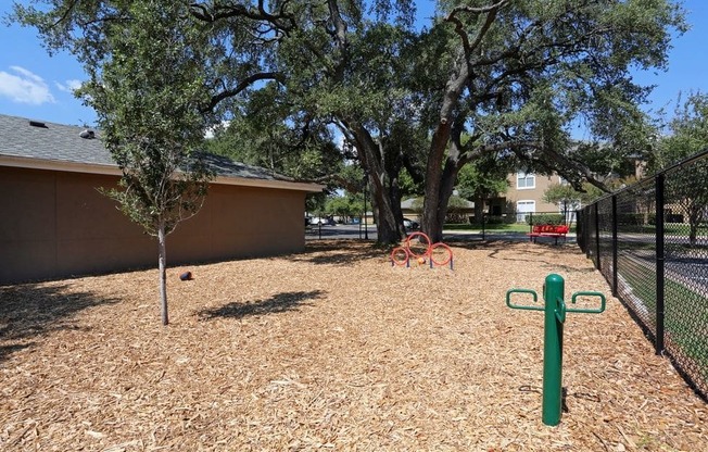 Dog park at Northland at the Arboretum, Austin, TX