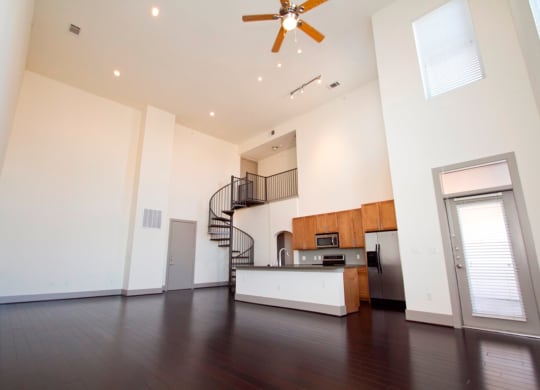 Spiral Staircases in Select Apartments at The Monterey by Windsor, Dallas, 75204