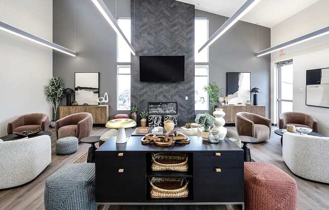 Community Lounge at The Trails at North Streams in Omaha, NE