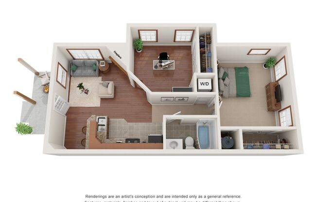 1 bed, 1 bath, 780 sqft, $1,450