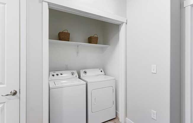 In Unit Washer and Dryer in Phase I TH at Parc at Day Dairy