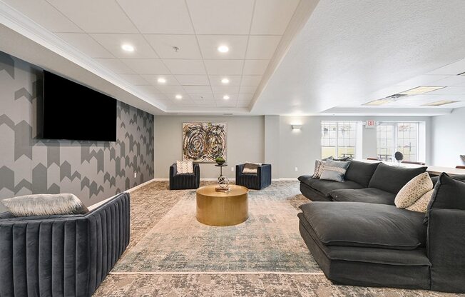 Clubroom at Rivers Edge Apartments, Waukesha, Wisconsin