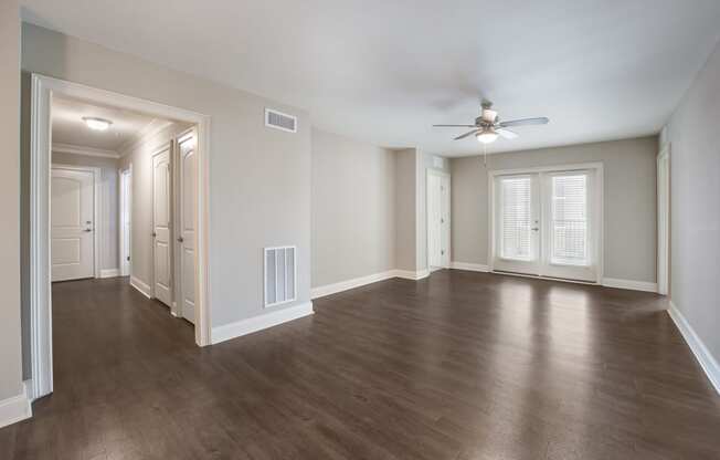 Model 2 Living Room at Capital Grand Apartments in Tallahassee, FL