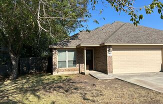 3/2/2 on Misty Acres / Fridge Included /No Carpet /Interior Washer & Dryer Connections/ Back Patio w Fan / Fenced in Yard / CISD